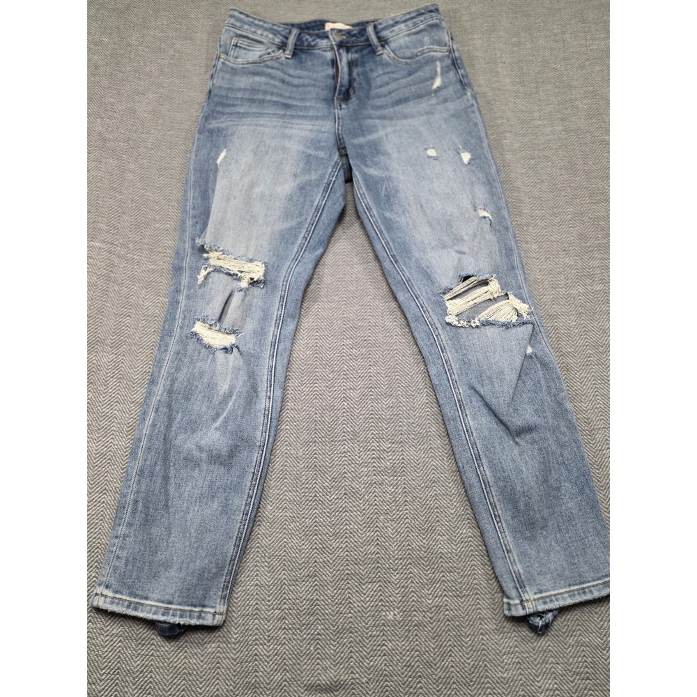 Altar'd State Womens‎ Distressed Denim Jeans Size 27 Blue High Rise